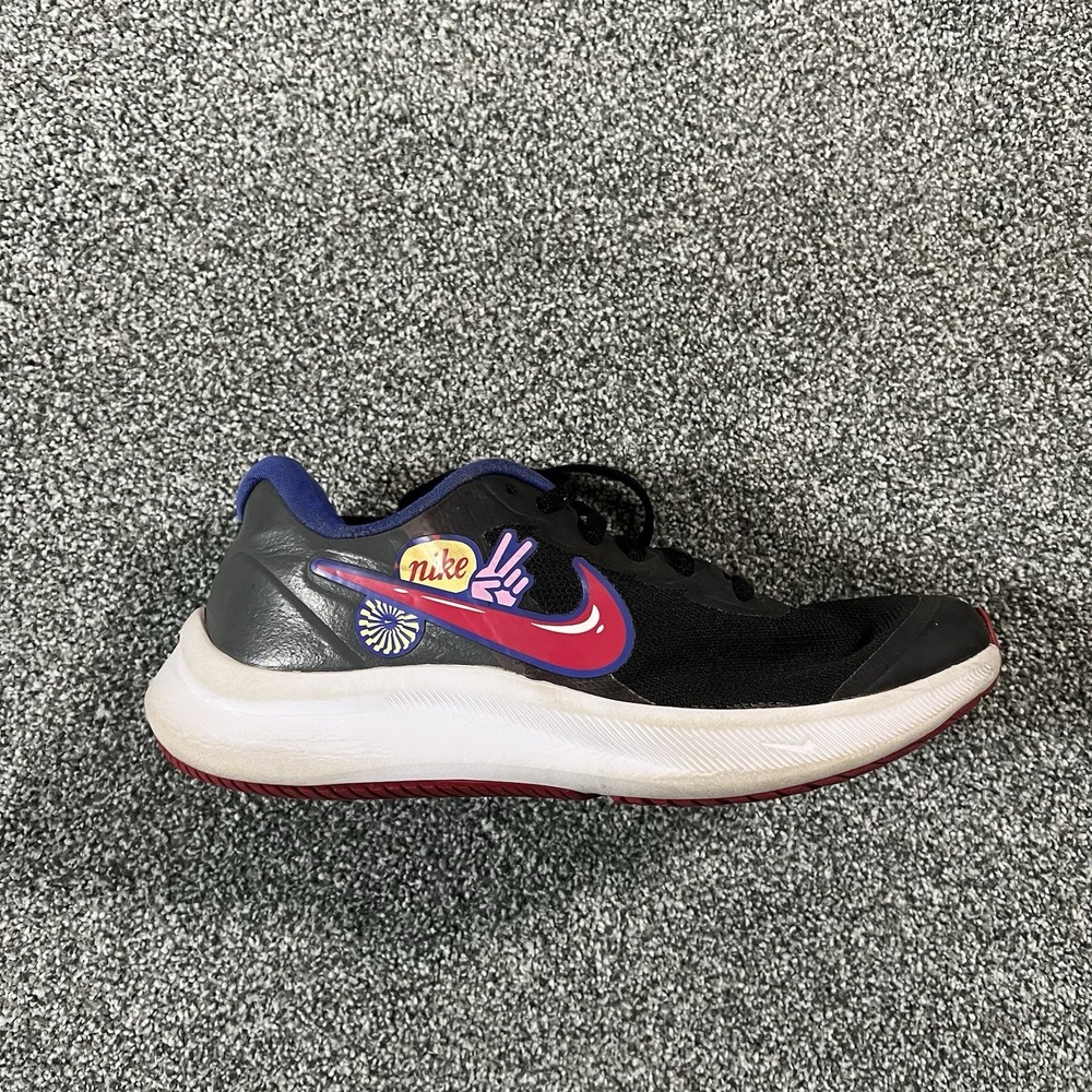 Nike Downshifter 12 GS Black Pink Running Shoes Youth Girls Size 4Y DH3144-013